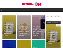 Tablet Screenshot of des1gnon.com